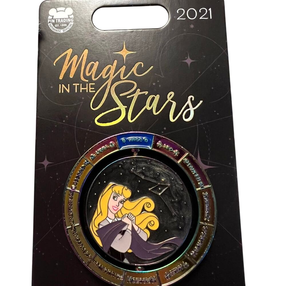 Disney Magic in the Stars LE Pin Sleeping Beauty Aurora zodiac